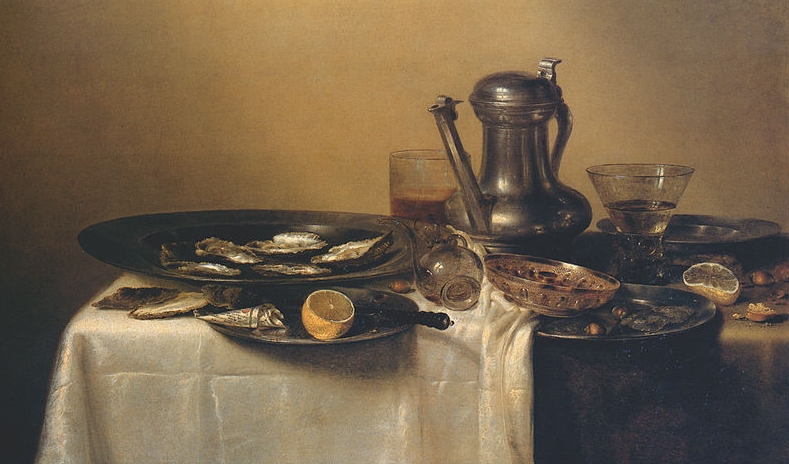 Willem Claesz Heda Nature morte aux pieces d etain